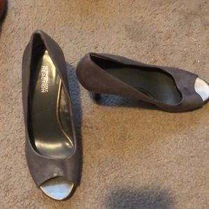 kenneth cole open toe short heels.